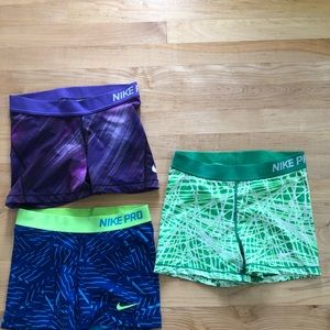 Nike pro shorts